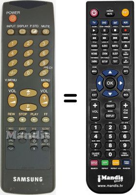 Replacement remote control AA59-10093 Y