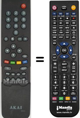 Replacement remote control RCN 612