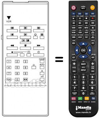 Replacement remote control AV 5600