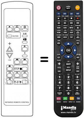 Replacement remote control AV 5611