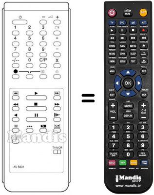 Replacement remote control AV 5631