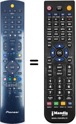 Replacement remote control Pioneer PDP 427 HD