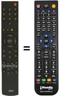 Replacement remote control Medion MD 7554 R