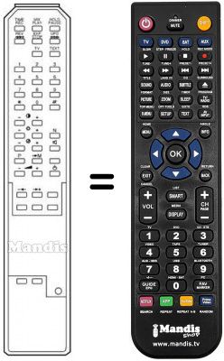 Replacement remote control B 55402