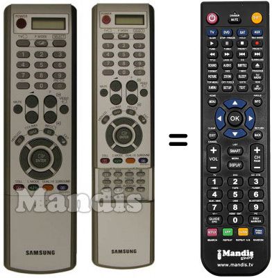 Replacement remote control Samsung LW 40A23W