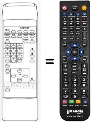 Replacement remote control RC 51321