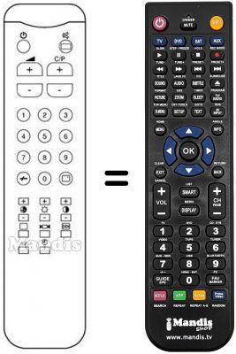 Replacement remote control 3F14-00032-140