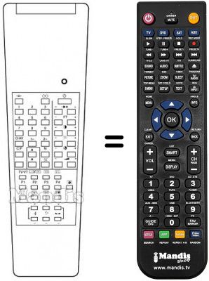 Replacement remote control Samsung CX 685W