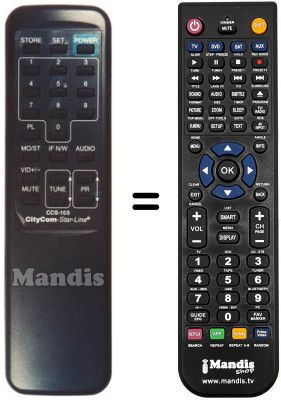 Replacement remote control CCS-105
