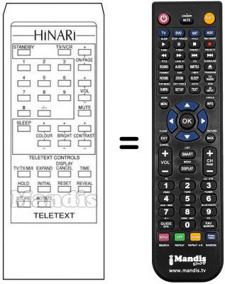 Replacement remote control CT 15