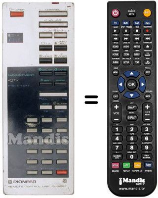 Replacement remote control CU-SD 5T