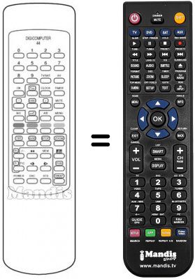 Replacement remote control WELTBLICH IV 7663 25'