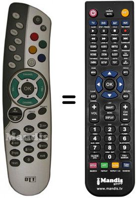 Replacement remote control Telesystem TS 6.5 DT