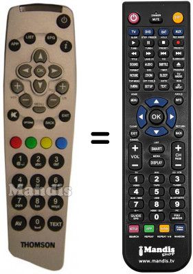 Replacement remote control Thomson DTI 3000 Replacement remote control Thomson DTI 3000