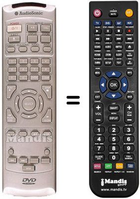 Replacement remote control DVD 2004