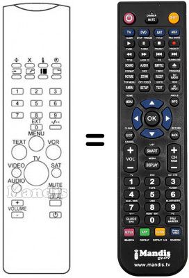 Replacement remote control ES 1