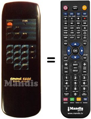 Replacement remote control ESR 400