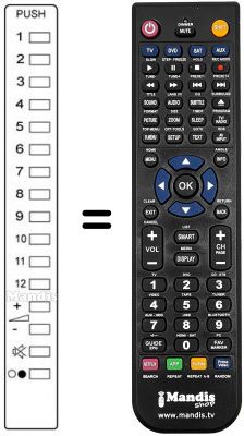 Replacement remote control EUR 50100
