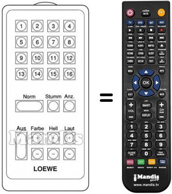 Replacement remote control FB 1