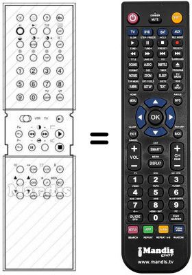 Replacement remote control FB 1000