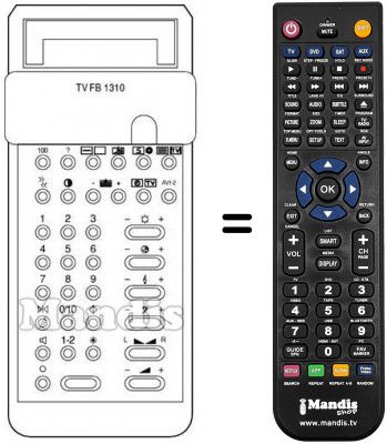 Replacement remote control FB 1310