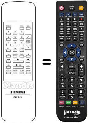Replacement remote control FB 221