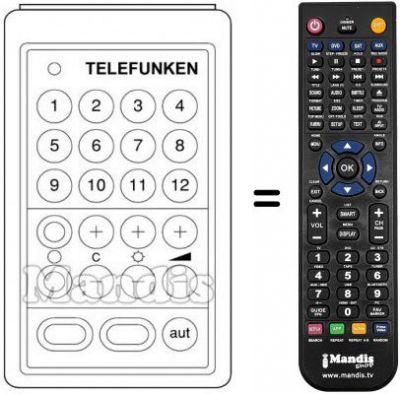 Replacement remote control FB 4000