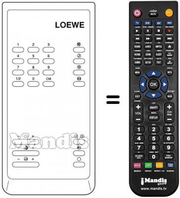 Replacement remote control FB 50