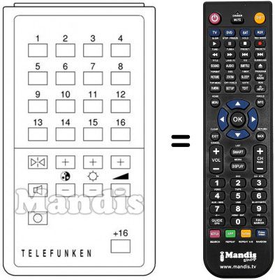 Replacement remote control FB 532