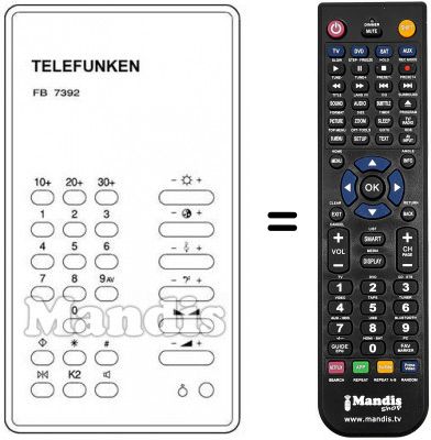 Replacement remote control FB 7392