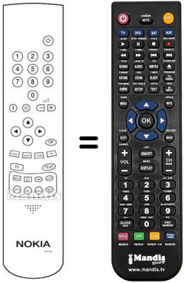 Replacement remote control Ingelen FP 82 F 7 Replacement remote control Ingelen FP 82 F 7