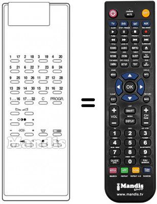 Replacement remote control FS 1 / 4