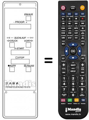 Replacement remote control FS 615