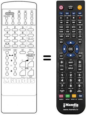 Replacement remote control FT 50 H