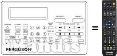Replacement remote control FV 32 L