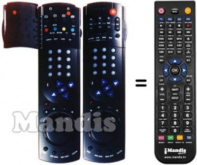 Replacement remote control Grundig GV-560 HIFI