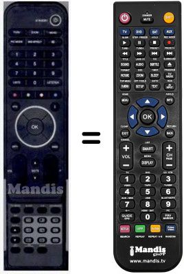 Replacement remote control NR-305