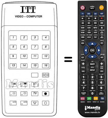 Replacement remote control IFB 15 PIL