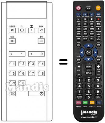 Replacement remote control 256.261 Replacement remote control 256.261