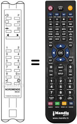 Replacement remote control IMC 60