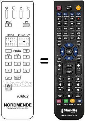 Replacement remote control IMC 62
