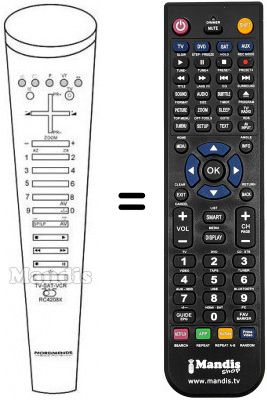 Replacement remote control IMC 702