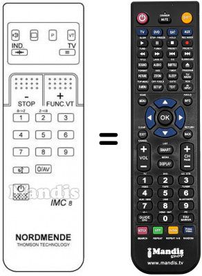 Replacement remote control IMC 8 Replacement remote control IMC 8