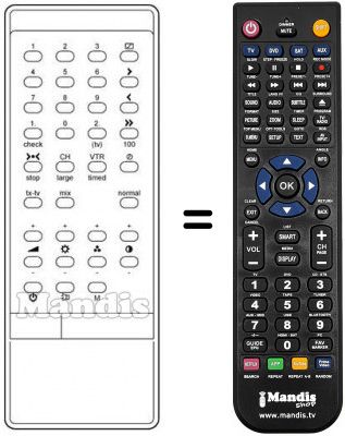 Replacement remote control Luma LF 67 M 39