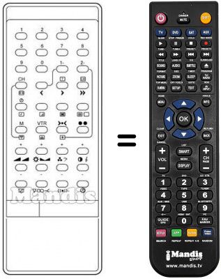 Replacement remote control 2030 S
