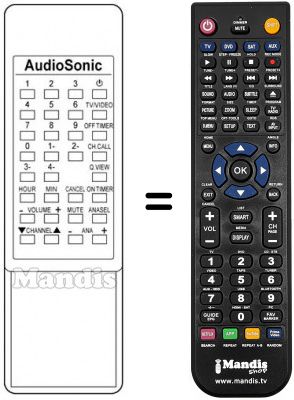 Replacement remote control KT 8338