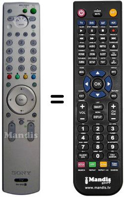 Replacement remote control Sony KE-P42 XS1