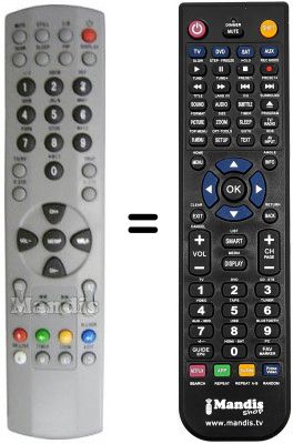 Replacement remote control Haier L26V6-A8
