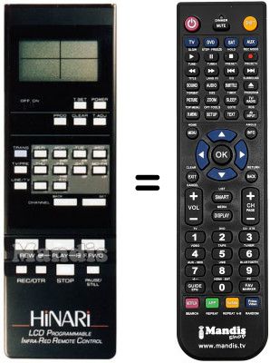 Replacement remote control LCD PROGRAMMABLE
