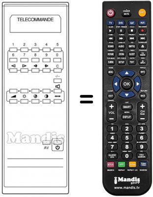 Replacement remote control LME MONO